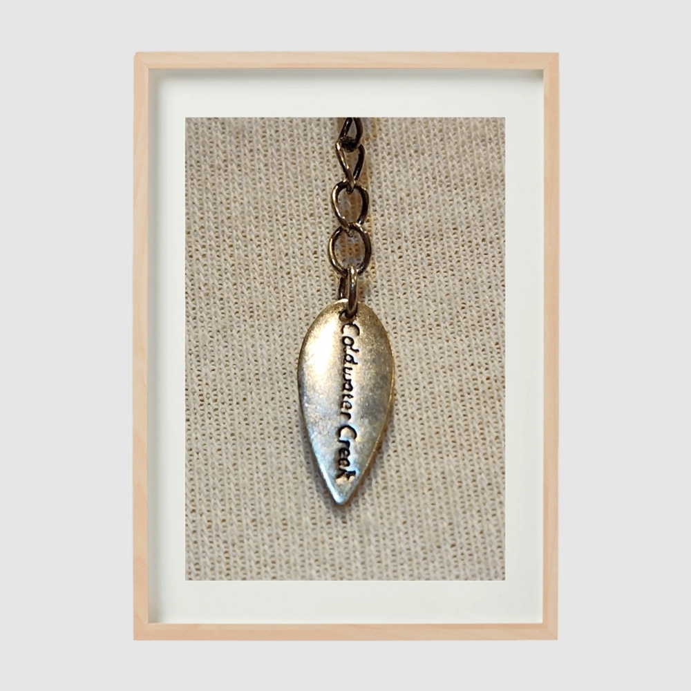 Coldwater Creek Cascading Metallic Bead Statement… - image 8